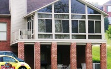 Beautiful Tall Gable Sunroom by Mr. Enclosure