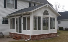 Gable Sunroom Solid Kickplates Macomb County