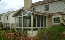 Gable Sunroom with 2 Skylights Oakland County