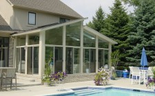 Macomb County Sunroom - Split Roof Style