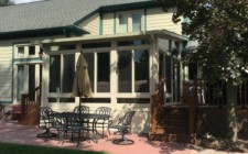 Custom Studio Sunroom on a Deck in Macomb County