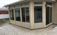 Studio Style Sunroom with Custom Corner