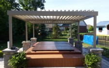 louvered roof