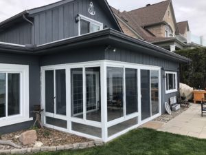 3 Season Enclosure Below Existing Roof - Harrison Township