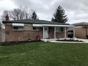 Aluminum Porch and Window Step Down Awnings