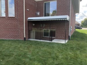 Aluminum Step Down Awning - Troy Michigan